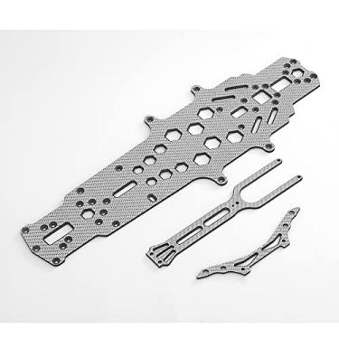 Imagem de Carbon Fiber Upgrade Kit for YOKOMO YD2-Z 1:10 RC Drift Car, Silver SSG Version