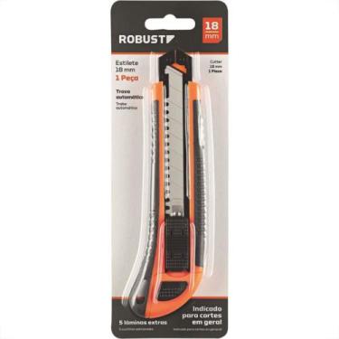 Imagem de Estilete Robust Emborrachado Com 5 Laminas 18Mm