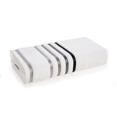 Imagem de Toalha De Banho Karsten Lumina Fio Penteado 500g/m² Antipilling, Cinza