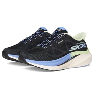 Imagem de Skechers Tênis feminino Max Cushion Arch Fit Areena Hands Free Slip-ins, Preto/Multi, 37