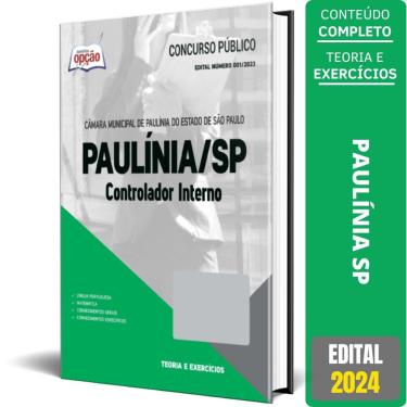 Imagem de Apostila Câmara De Paulínia Sp 2024 - Controlador Interno