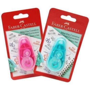 Imagem de Fita Corretiva Mini 5mm x 6 m - Faber Castell - Faber-Castell