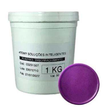Imagem de Plastisol para emborrachamento violeta fluorescente 1kg - MOLECULAS