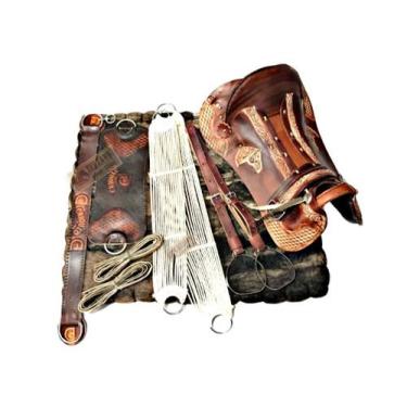 Imagem de KIT 10x peças SELA Marreca Arreio CAVALO Laço Comprido - SELARIA SERRA