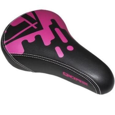 Imagem de Selim gios gl-1109 - freeride, Preto, Rosa, , UNI