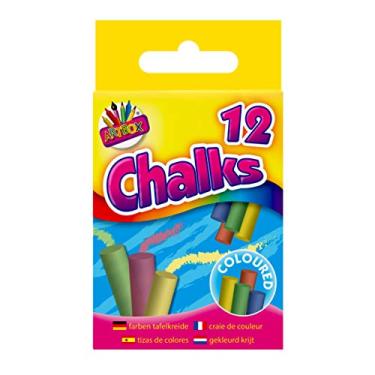 Imagem de Giz colorido em caixa suspensa (pacote com 12)
