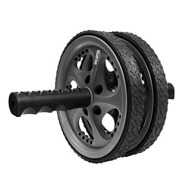 Imagem de BLUERISE Roda de rolo abdominal, 2 tipos de rolos, sem ruído, fácil de montar, equipamento de treino doméstico portátil, equipamento de treino abdominal para treino em casa