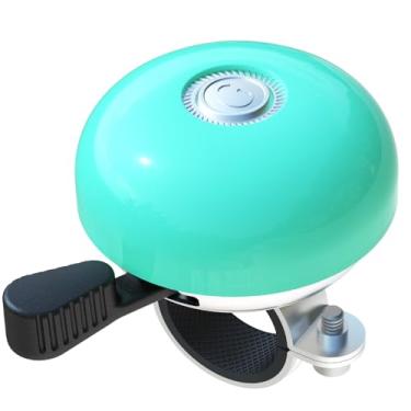 Imagem de Greallthy Sino de bicicleta clássico sino de bicicleta para cruzeiro de praia anel de bicicleta sino com sinos de som alto para guidão de bicicleta de montanha de estrada adultos crianças