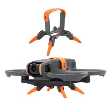 Imagem de FSIDIWT Avata 2 Perna de extensão dobrável de liberação rápida para acessórios DJI Avata 2, perna de extensão de altura para drone DJI Avata 2 (laranja)