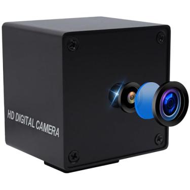 Imagem de MMlove Câmera USB 8K 48MP Webcam 4K 30FPS Alta Velocidade Autofoco Lightburn com lente de 70 graus sem distorção Wabcam de segurança industrial para Skype/Zoom/FaceTime/Hangouts, PC/Laptop/Raspberry