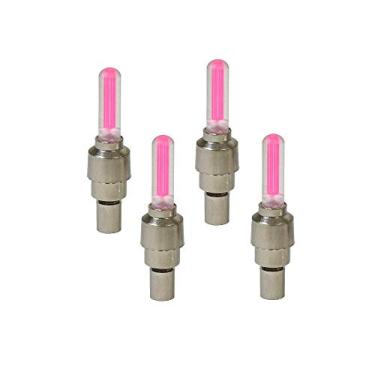 Imagem de AlveyTech Conjunto de luzes de haste de válvula de válvulas de LED vermelho - para crianças, mini motos e scooters sujos, quadriciclos, 4 rodas, luzes de bicicleta eletrônica, carro, acessórios de