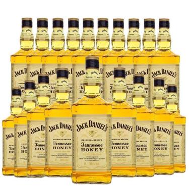 Imagem de Kit 19 Jack Daniel'S Honey Original 375Ml Uísque Padrinhos