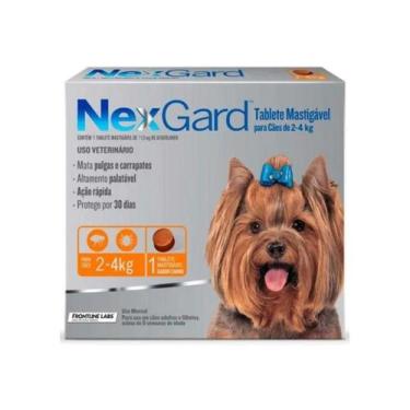 Imagem de Antipulgas NexGard para Cães de 2 a 4kg 1 Tablete Mastigável