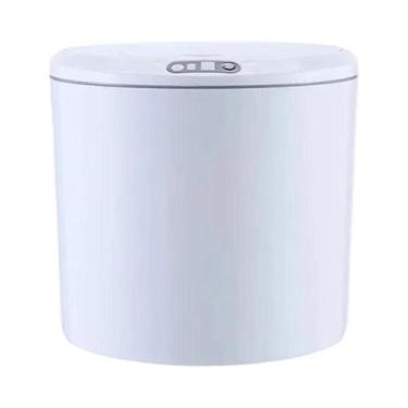 Imagem de Mini Lixeira com Sensor para Mesa - 4/6L - Cesta de Lixo para Banheiro