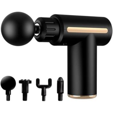 Imagem de Pistola Massageadora Elétrica Profissional Muscular Pistola Massagem Corporal Recarregável Super Relaxante Miofascial Atleta Esportes 4 Ponteiras e Variação de Velocidades - Linha Premium