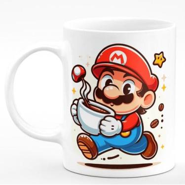 Imagem de Caneca de Porcelana Super Mario 325ml Gogumelo Coffee - PRMUG
