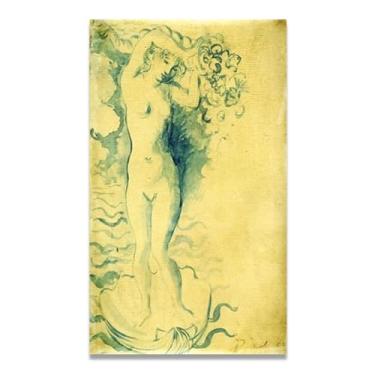 Imagem de Murais de Vênus e Cupido Diego Rivera - Arte do Realismo Socialista Mexicano, Muralista do Século 1663, Coleção Clássica do Museu de Nova York para Decoração de Casa 20 x 36 cm