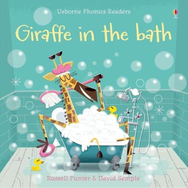 Imagem de Giraffe In The Bath - Usborne Phonics Readers