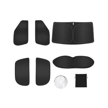 Imagem de 6 peças de persianas para Chevrole Trailblazer (2021-2025) Acessórios – Cobertura total para janelas laterais, triangular traseiro e para-brisa – Proteção UV e privacidade para acampar, cochilar