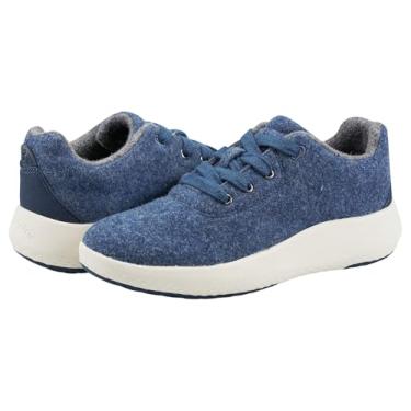 Imagem de Easy Spirit EZ Does It Tênis feminino casual com cadarço e ecológico, Azul, 9.5