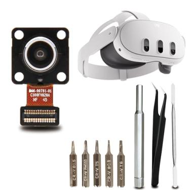 Imagem de Replacement Positioning Camera Sensor for Oculus Quest 3 Headset, Repair Kit Compatible with Quest 3 Headset, Accessories Repair Parts Including Screwdrivers, Tweezers, Pry Tool,4 Thumbstick Grips