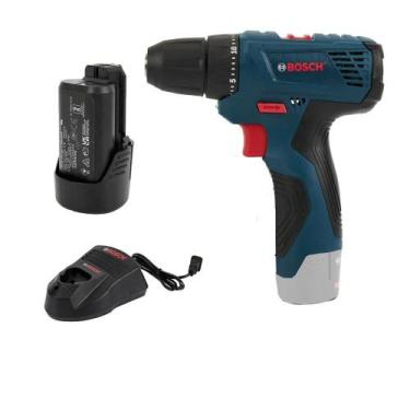 Imagem de Furadeira Elétrica Profissional Sem Fio Bosch GSR120-LI Multifuncional