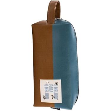 Imagem de Necessaire Masculina Com Zíper Marrom com Alça - O Melhor Vô