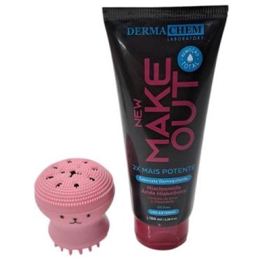 Imagem de Kit Sabonete Facial Demaquilante Make Out + Esponja De Polvo - Dermach