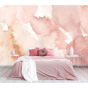 Imagem de Papel de parede de fundo aquarela pastel, murais de parede para cenários de sala de estar, quartos, decoração de parede de banheiro