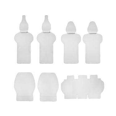 Imagem de Capa de assento universal de couro de carro original para SU7 almofada de proteção de assento interior de carro almofada de proteção respirável (cinza)