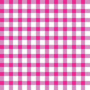 Imagem de TNT Estampado Xadrez Rosa 1x1 mt - supper