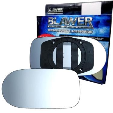 Imagem de 97113 - Vidro Espelho Retrovisor Lado Esquerdo Com Base Palio 2001 a 2003 - Blawer
