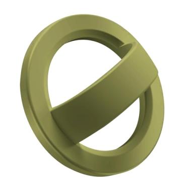 Imagem de STEZHOU Suporte de telefone magnético de silicone, suporte de telefone com alça de laço, alça magnética para telefone, cabo Magsafe, compatível com Magsafe para iPhone 16/15/14/13/12 Series (Wasabi