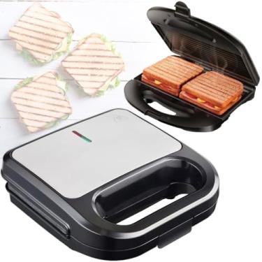 Imagem de Sanduicheira Grill Antiaderente 750W Torradeira Misto Quente (110V)
