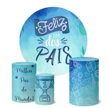 Imagem de Trio Capas Cilindro + Painel Sublimado Dia dos Pais (K1PAI0013)