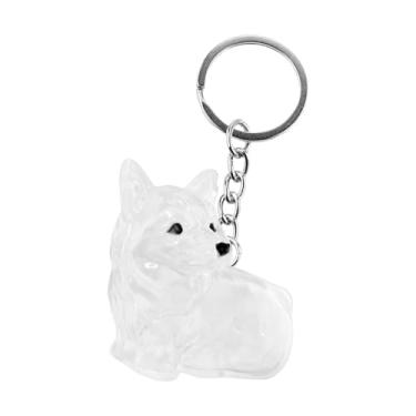 Imagem de Generic Chaveiro em formato de cachorro, pingente de joia, leve, exclusivo, para presente de perda de animal de estimação, para meninas e família, Corgi