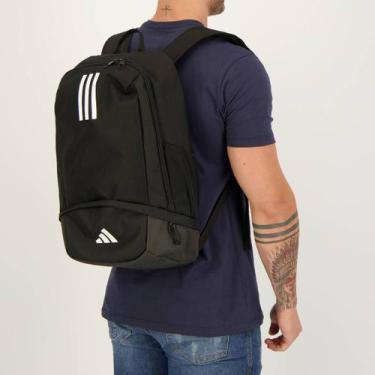 Imagem de Mochila Adidas Tiro Preta e Branca, Único