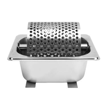 Imagem de Asixxsix Roda de manteiga de aço inoxidável, Rolo de manteiga para espalhar a manteiga uniformemente, Fácil de limpar, Acessório para grelha de cozinha para Hambúrgueres Bacons BBQ