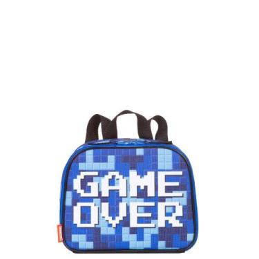 Imagem de Lancheira Game Azul Sestini - Resistente e Prática