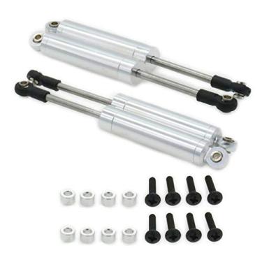 Imagem de RCAWD Pacote com 4 amortecedores amortecedores mola interna 112 mm para caminhão rastreador 1/10 HSP HPI AXIAL Tamiya LOSI RC carro peças atualizadas de metal