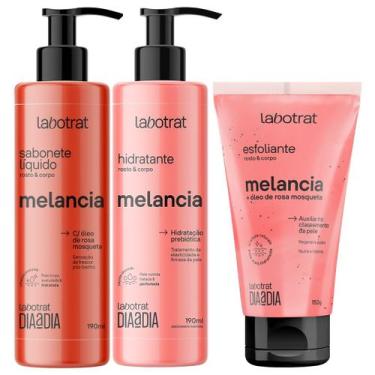 Imagem de Kit Sabonete Liquido + Esfoliante + Hidratante Corpo E Rosto Labotrat 