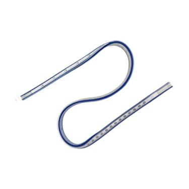 Imagem de MFMEXUL Régua Curva Flexível, Régua Divisória, Ferramenta de Desenho para Pintura, Desenho, Macia, para Suprimentos, Desenho de Quilting, 60cm