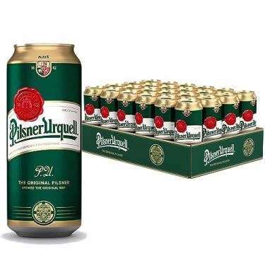 Imagem de Cerveja Tcheca Pilsner URQUELL Lata 500ml (24 Latas)
