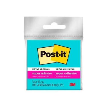 Imagem de Post-It 76x76 45 Folhas - 3M, Azul