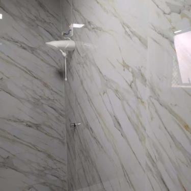 Imagem de Placa Vinílica Marmorizada Decorativa Flexível Marmo Cristallo 2,44m x