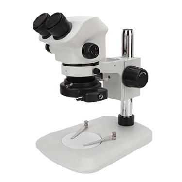 Imagem de Mingzhe Kit de Microscópio Binocular Com a Luz do Anel Explora Poderosamente o Mundo Microscópico para Adultos Suprimentos de Educação Científica Brancos (Plugue UE)