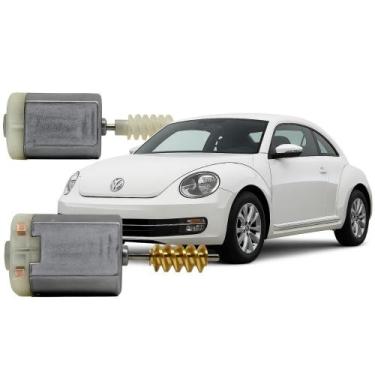 Imagem de 2 Motor Trava Fechadura Eletrica Novo Fusca 2012 a 2016 Porta Tanque P