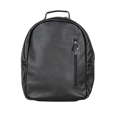 Imagem de Mochila Executiva Unissex Couro Bovino Old Trafford Black Preta - STOR