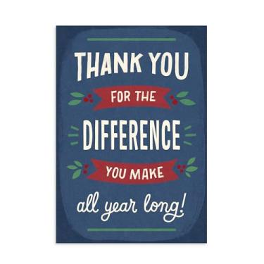 Imagem de Hallmark Business Bulk Pacote com 10 cartões de férias da empresa para funcionários e clientes (você faz a diferença), 5 x 7 cartões, mensagem interna, envelopes incluídos