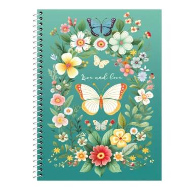 Imagem de Caderno Matérias 200 Folhas Borboletas(Chérie 3)